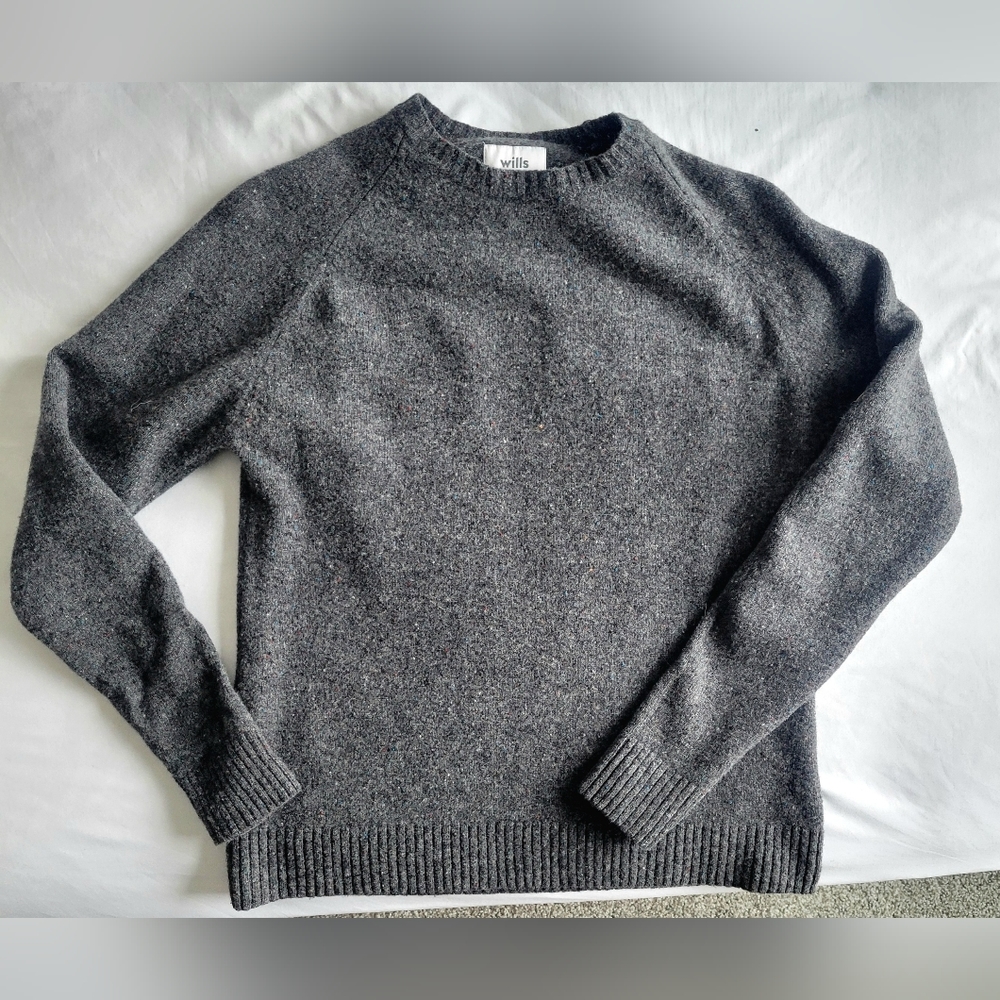 Men's Wills Speckled Merino Crewneck Sweater from Huckberry Large